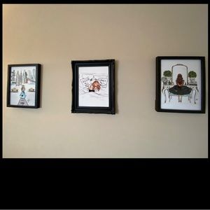 Set of three Melsey’s Art Prints